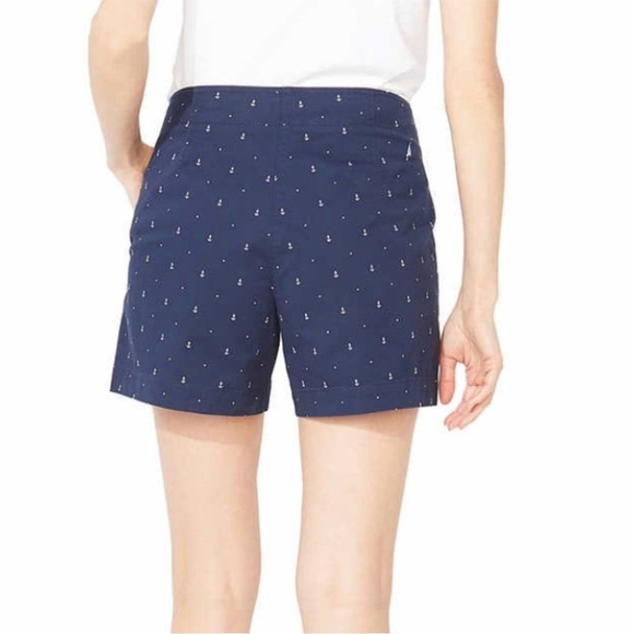 Nautica Signature Embroidered Shorts – Navy Blue | Women’s Size 10 - Picture 3 of 15